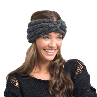 A woman wearing a Veronica Headband.