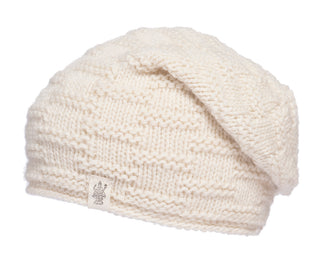 A white Elevated Slouch Hat on a white background, perfect for complementing women's activewear.