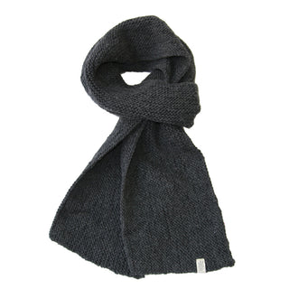 A handmade Roam Scarf on a white background.