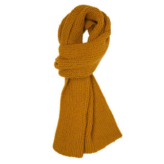 A handmade Roam Scarf on a white background.