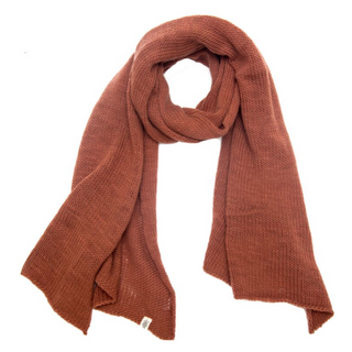 A handmade Air Wrap Scarf on a white background.