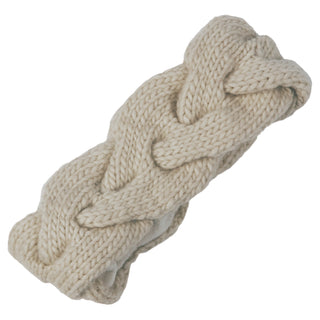 A handmade Braided Headband on a white background.